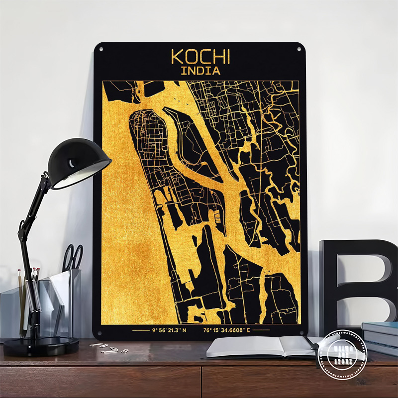 Kochi Kerala India Printed Pos - Home Decor Kerala avaliação e preço