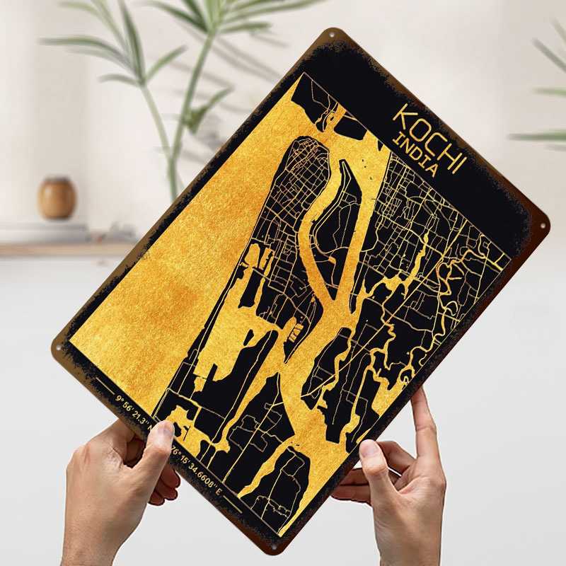 Kochi Kerala India Printed Pos - Home Decor Kerala avaliação e preço