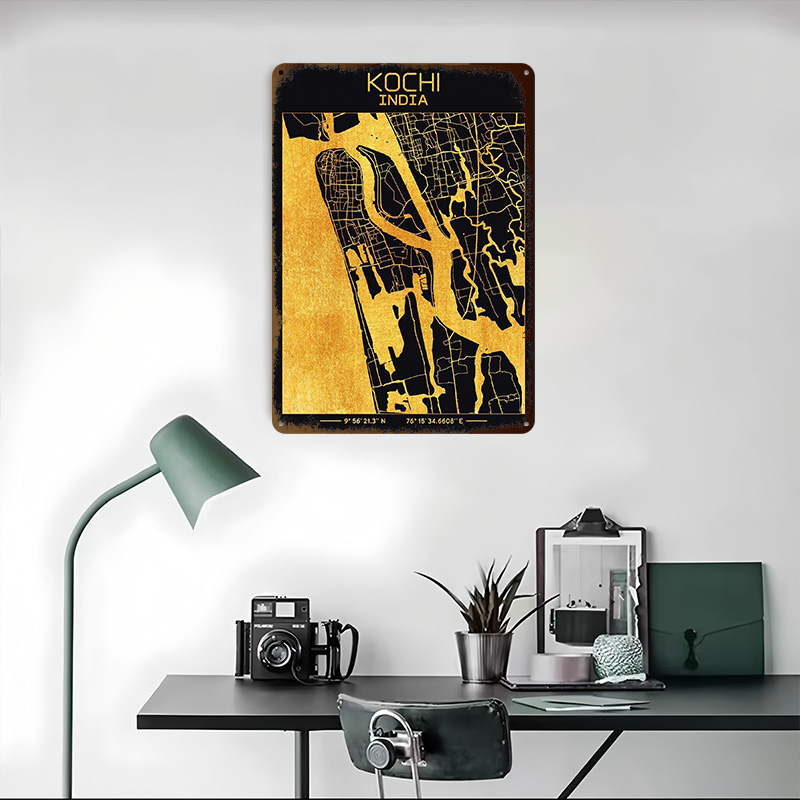 Kochi Kerala India Printed Pos - Home Decor Kerala avaliação e preço