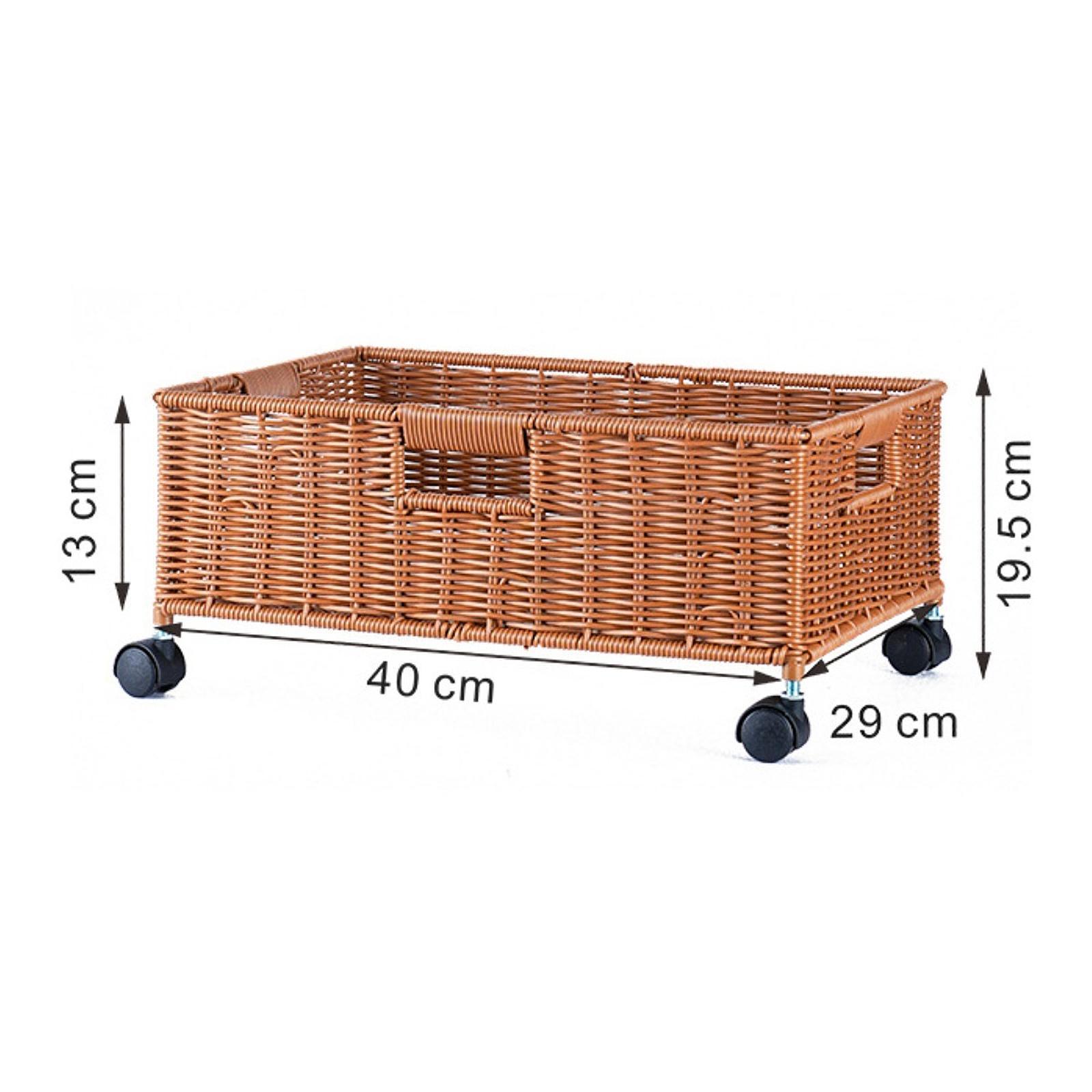 Storage Basket with Wheels Dec - Home Decor Hampers avaliação e preço