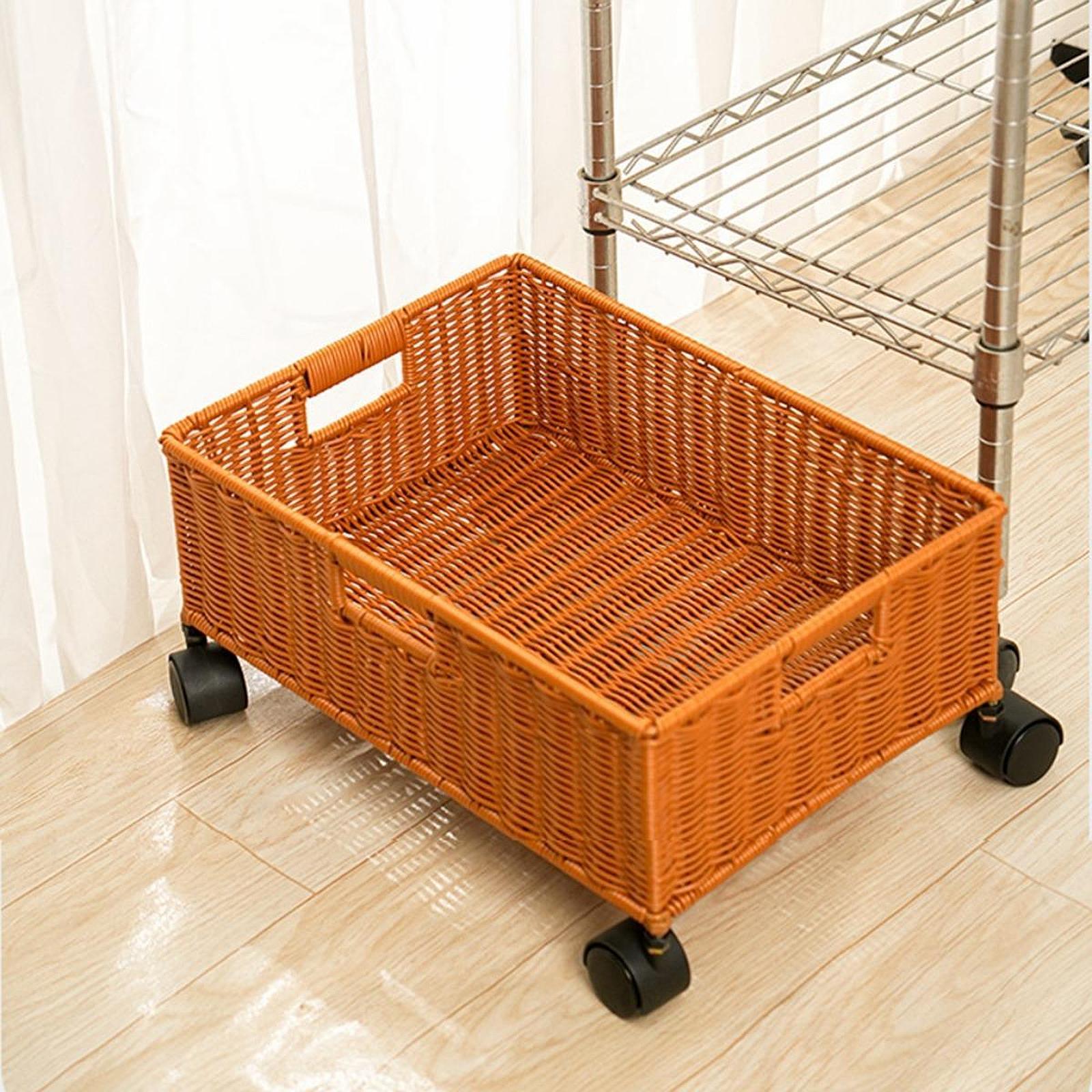 Storage Basket with Wheels Dec - Home Decor Hampers avaliação e preço