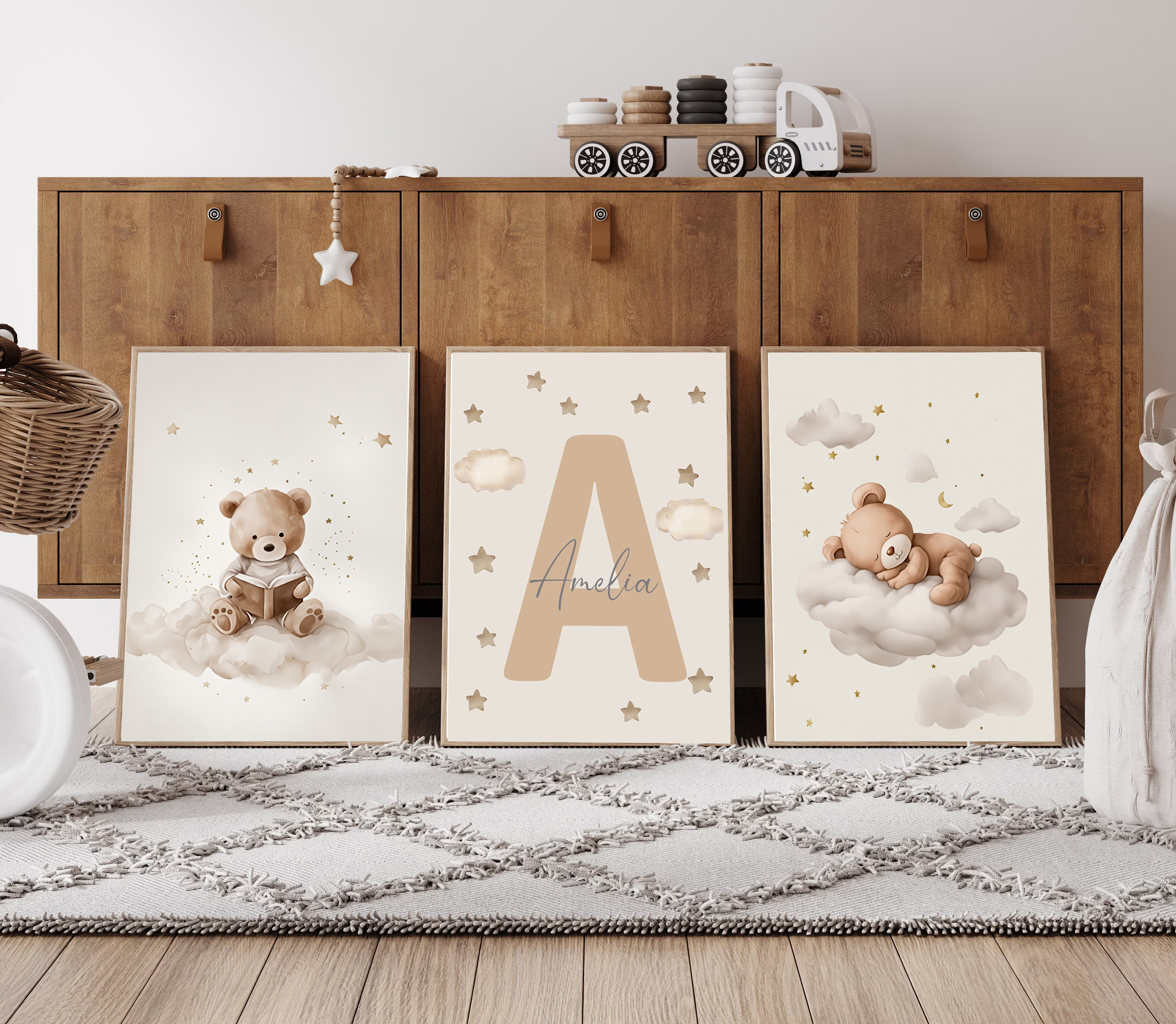 3pcs/set Bohemian Teddy Bear A - Home Decor Furniture avaliação e preço